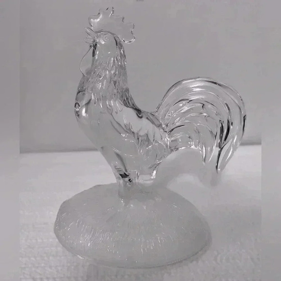 🔻Vintage🔻 Rooster Figurine, Cristal  D’Arques, 7’´ 🐔 - Picture 4 of 6